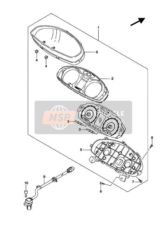 TACHOMETER (UH125 P04)